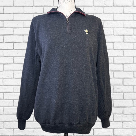 Mizuno Quarter Zip Up Sweater with Collar